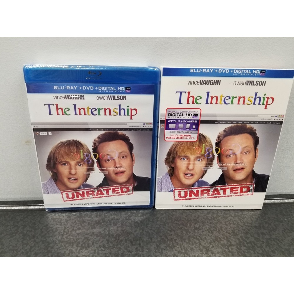 The Internship Blu-ray DVD Combo 20th Century Fox Movie Unrated New Sealed - Picture 2 of 4